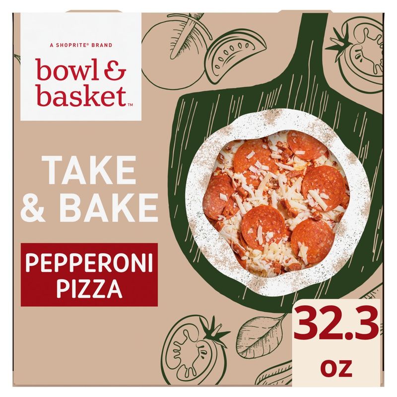 Bowl &amp; Basket Take &amp; Bake Pepperoni Pizza, 32.3 oz