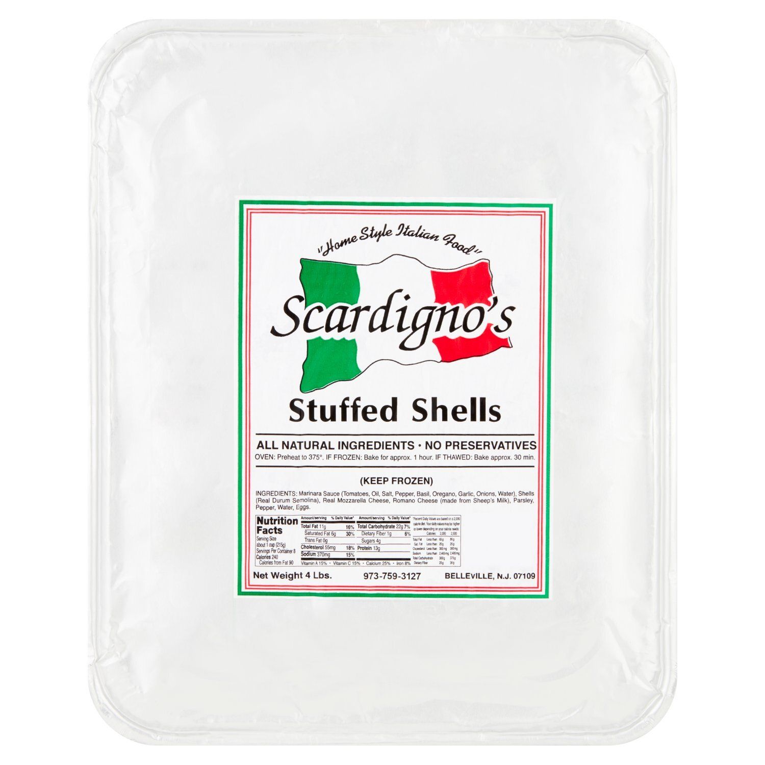 Scardigno&#39;s Stuffed Shells, 4 lbs