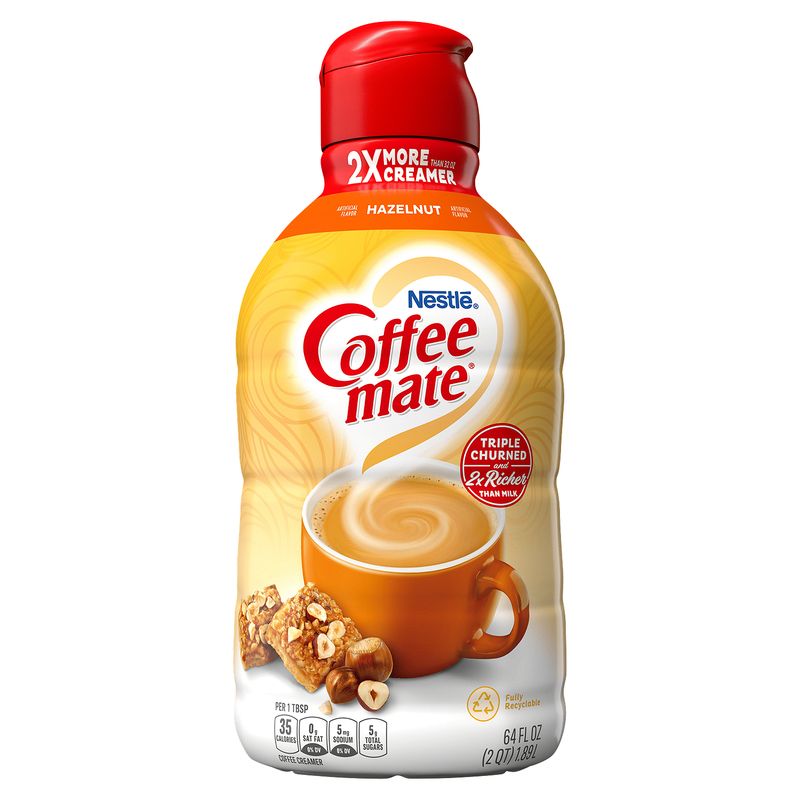 Nestlé Coffee Mate Hazelnut Coffee Creamer, 64 fl oz