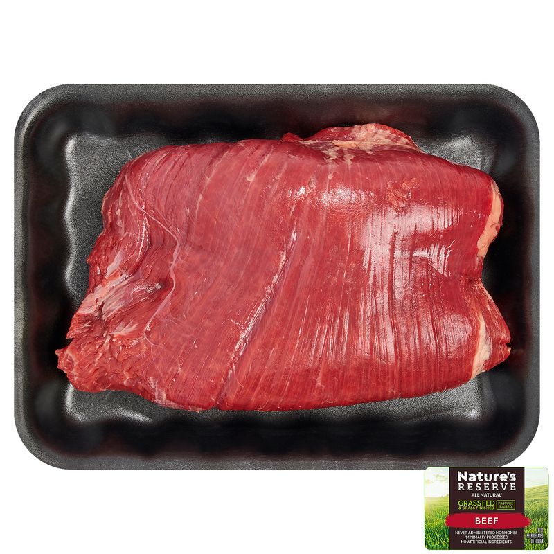 Nature&#39;s Reserve Beef Grass Fed Flank Steak, Boneless, Product of Australia, Average Weight 1 lb Pac