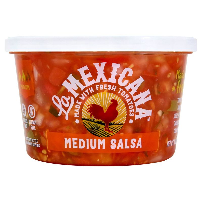 La Mexicana Medium Salsa, 16 oz