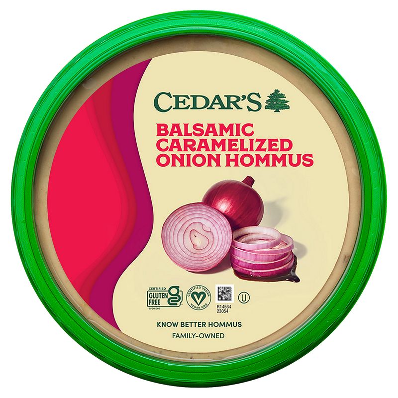 Cedar&#39;s Balsamic Caramelized Onion Hommus, 8 oz