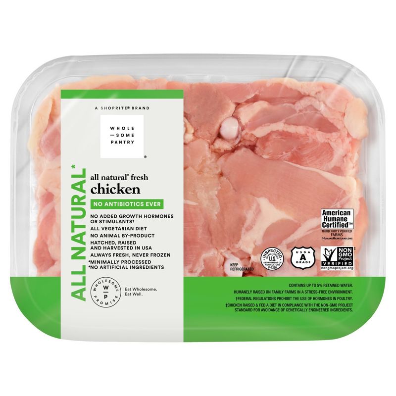 Wholesome Pantry All Natural Fresh Chicken Thighs