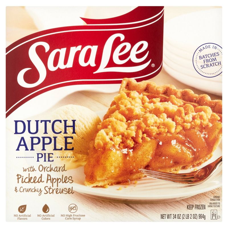 Sara Lee Dutch Apple Pie with Orchard Picked Apples &amp; Crunchy Streusel, 34 oz
