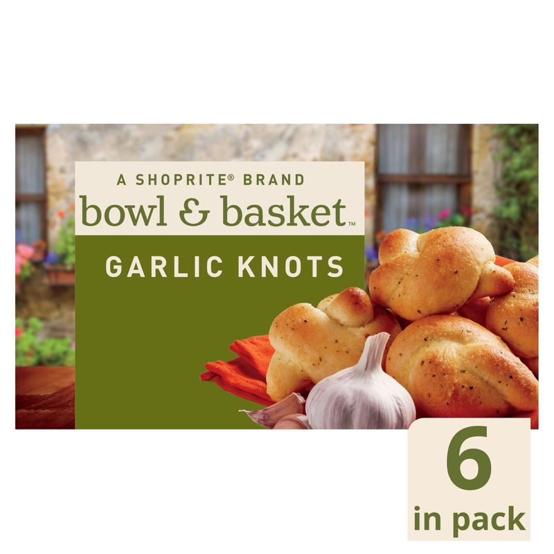 Bowl &amp; Basket Garlic Knots, 6 count, 8 oz