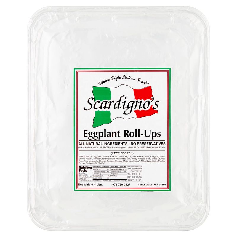Scardigno&#39;s Eggplant Roll-Ups, 4 lbs