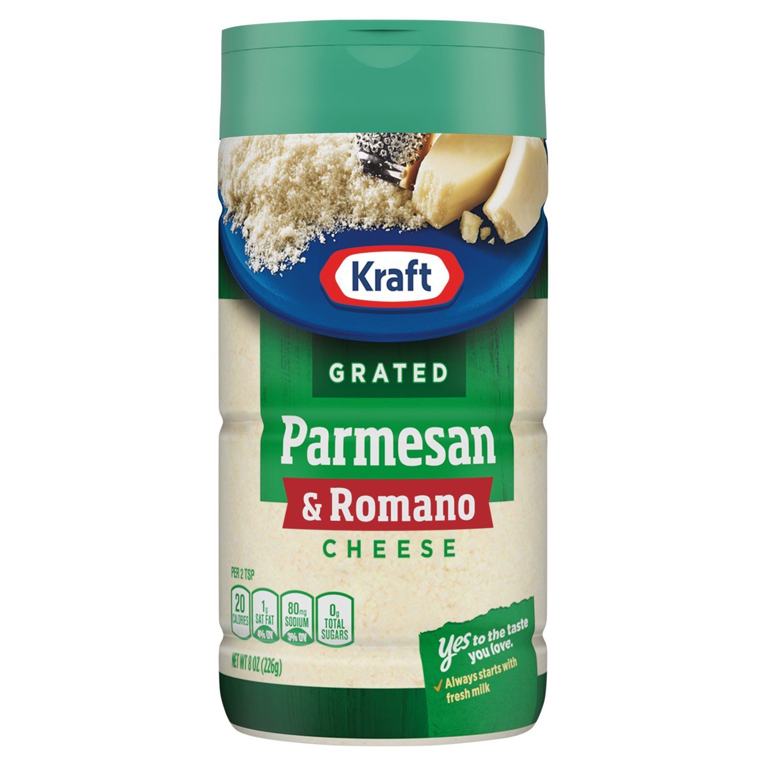 Kraft Grated Parmesan &amp; Romano Cheese, 8 oz