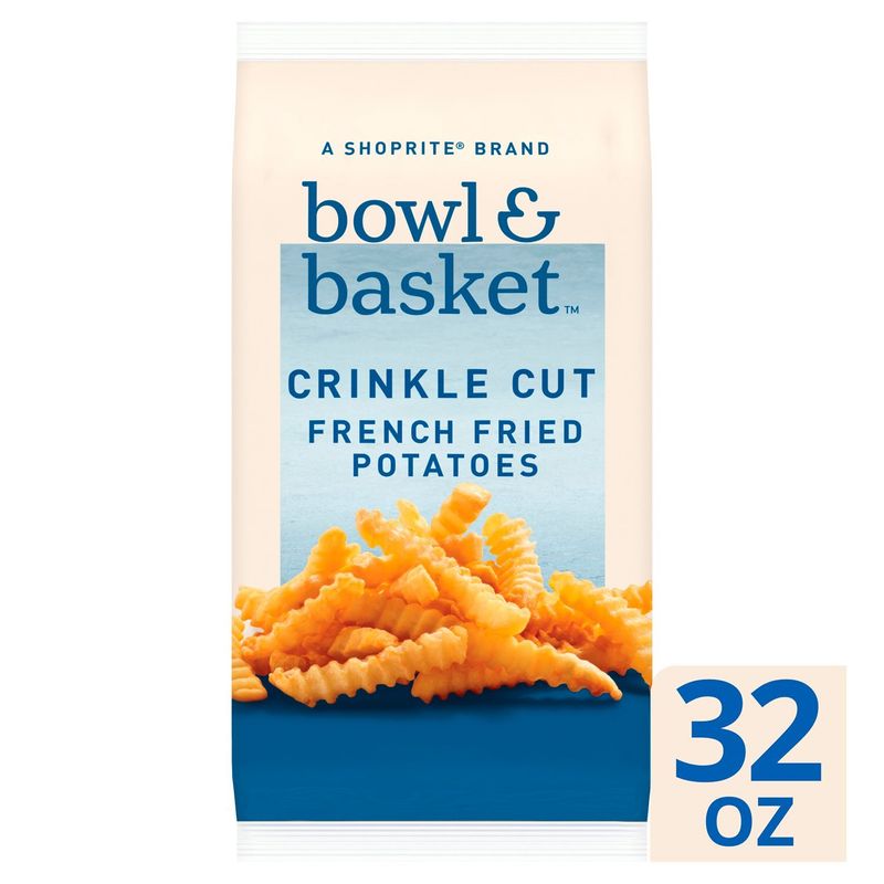 Bowl &amp; Basket Crinkle Cut French Fried Potatoes, 32 oz