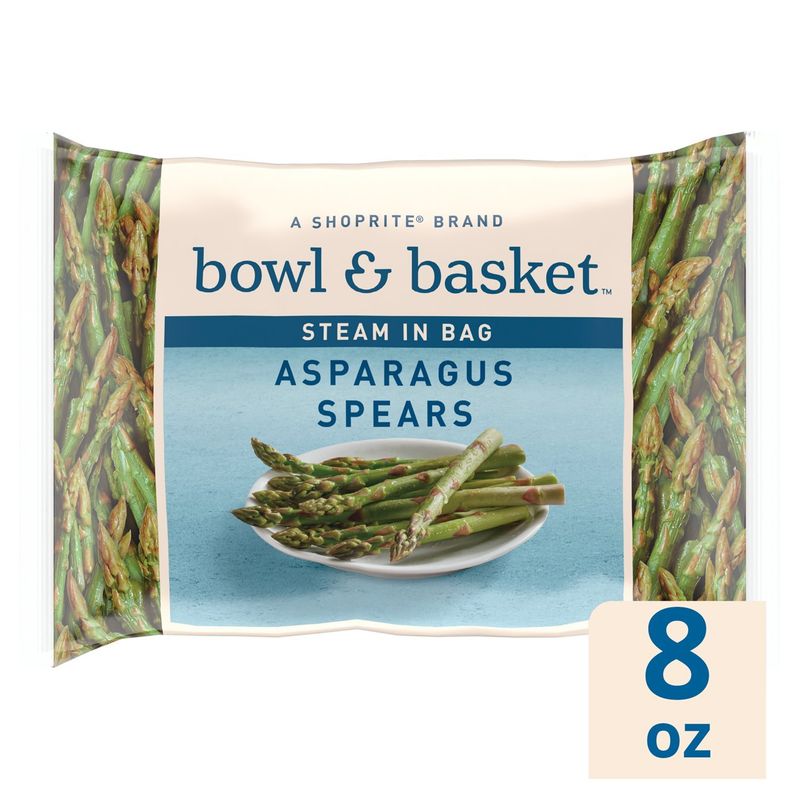 Bowl &amp; Basket Steam in Bag Asparagus Spears, 8 oz