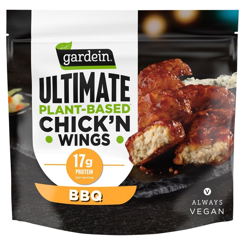 Gardein BBQ Ultimate Plant-Based Chick&#39;n Wings, 14.6 oz