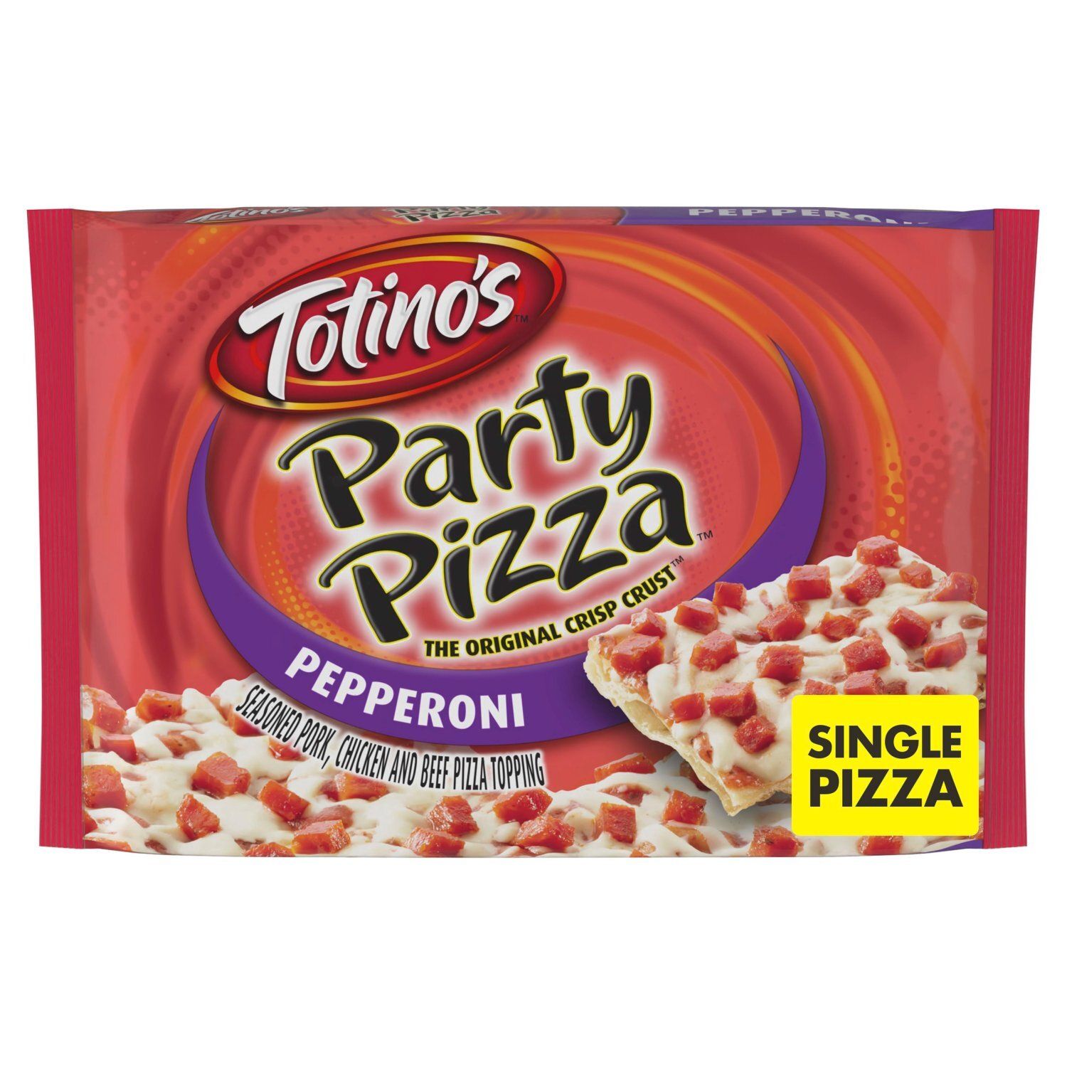 Totino&#39;s The Original Crisp Crust Pepperoni Party Pizza, 10.2 oz