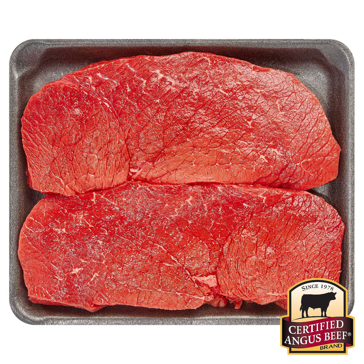 Certified Angus Beef Top Round London Broil, Boneless, Twin Pack, Average Weight 3.5 lb Pack