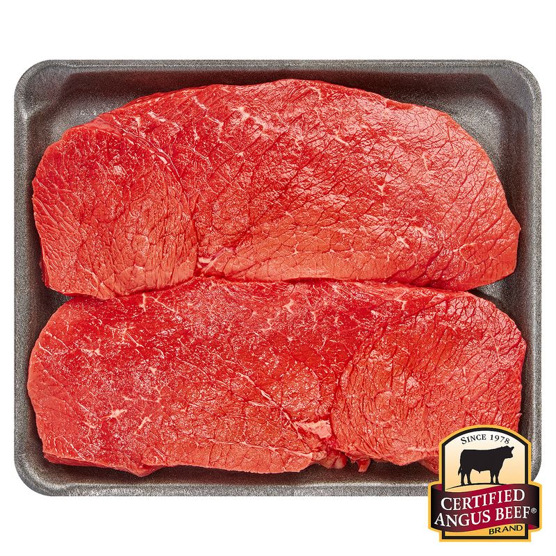 Certified Angus Beef Top Round London Broil, Boneless, Twin Pack, Average Weight 3.5 lb Pack