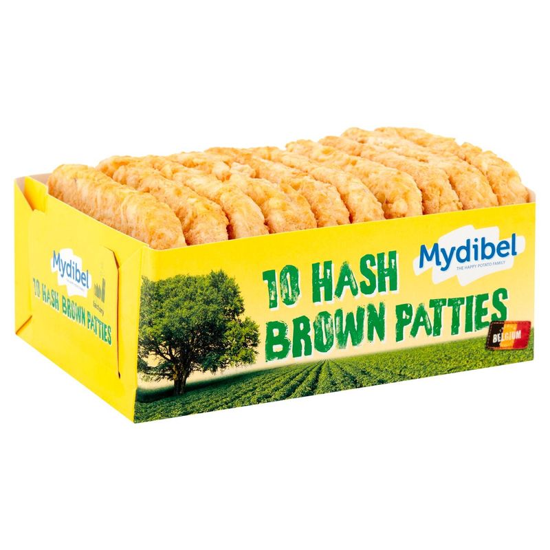 Mydibel Hash Brown Patties, 10 count, 21.15 oz