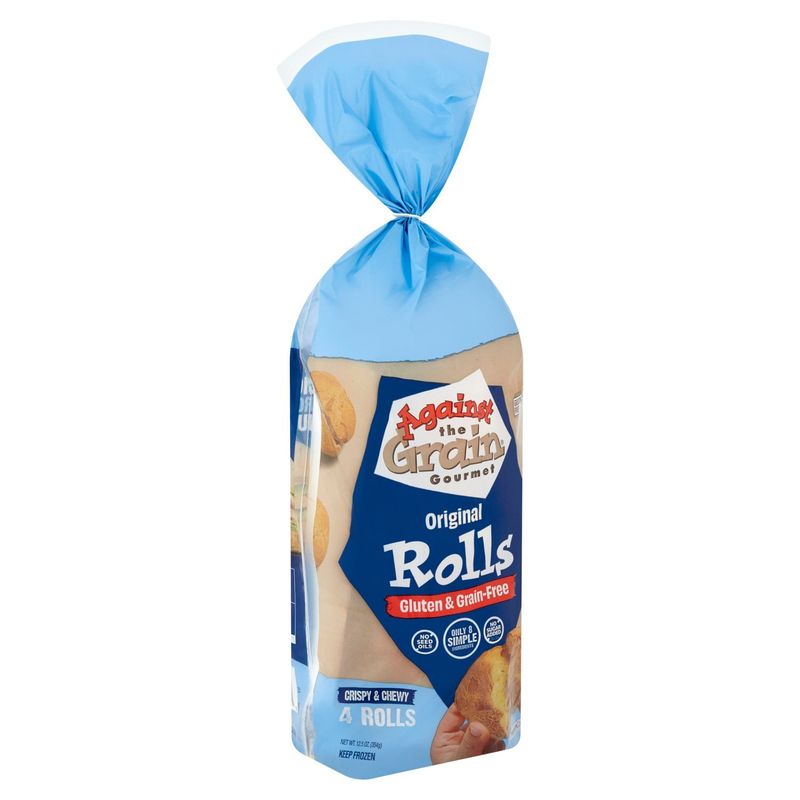 Against the Grain Gourmet Original Rolls, 4 count, 12.5 oz
