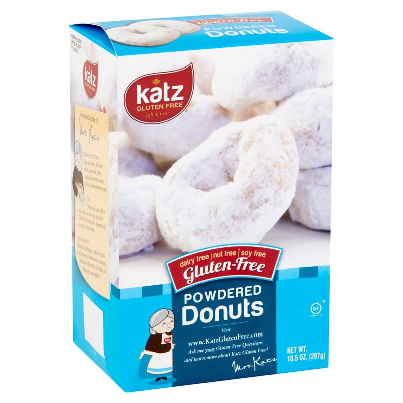 Katz Gluten-Free Powdered Donuts, 10.5 oz