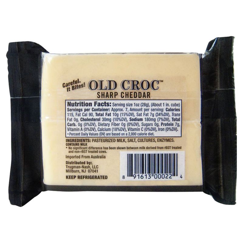 Old Croc Australian Sharp Cheddar Cheese, 7 oz