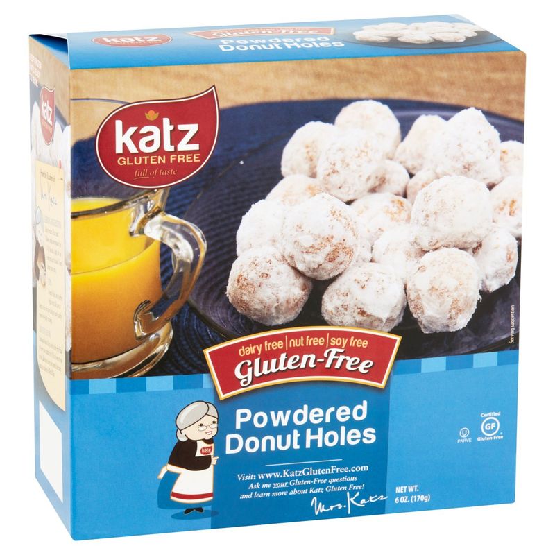 Katz Gluten-Free Powdered Donut Holes, 6 oz