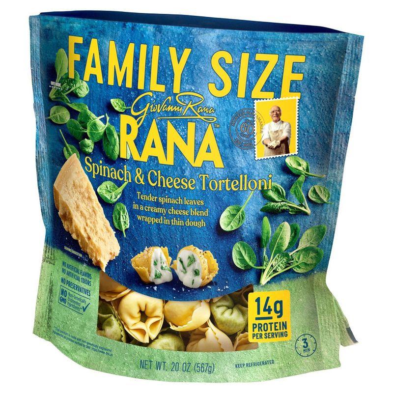 Rana Spinach &amp; Cheese Tortelloni Family Size, 20 oz