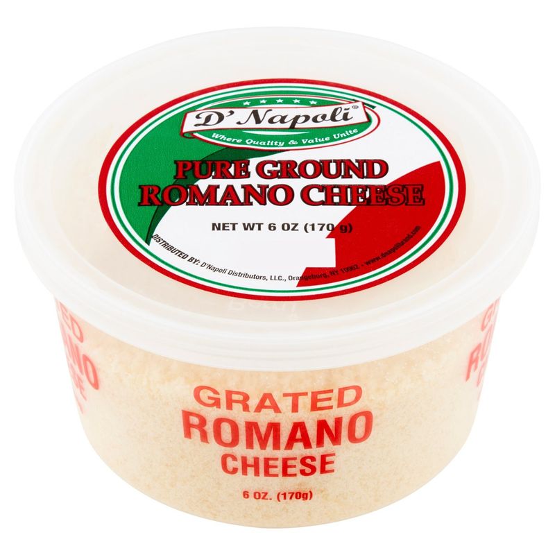 D' Napoli Pure Ground Romano Cheese, 6 oz