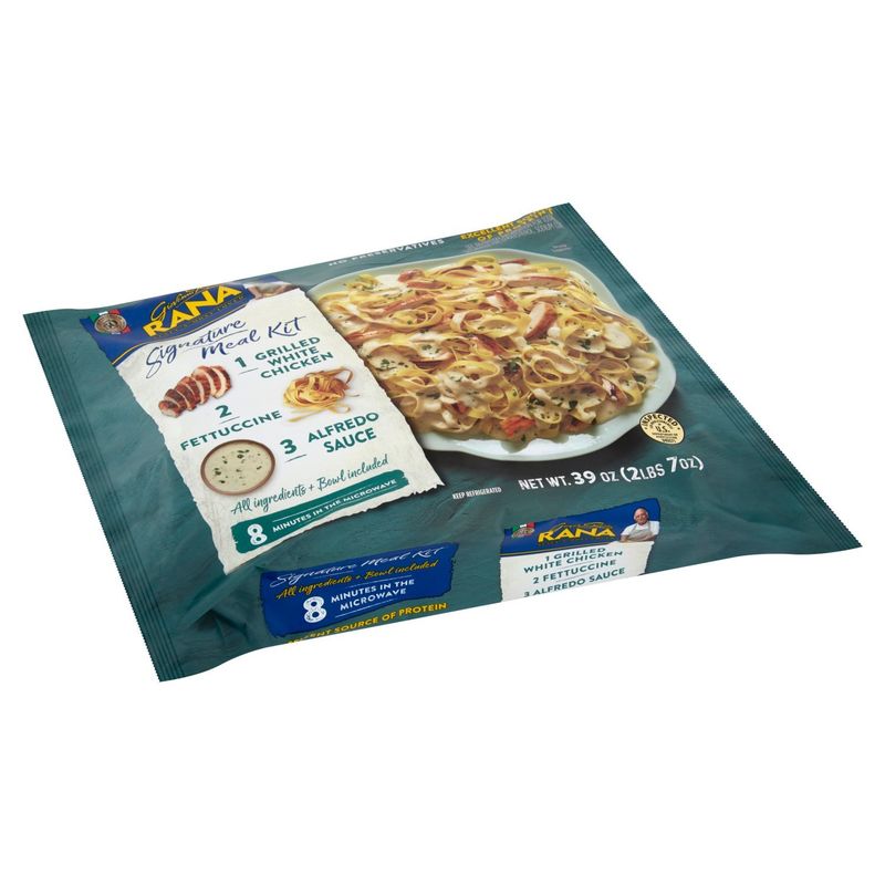 Rana Grilled White Chicken, Fettuccine and Alfredo Sauce Signature Meal Kit, 39 oz