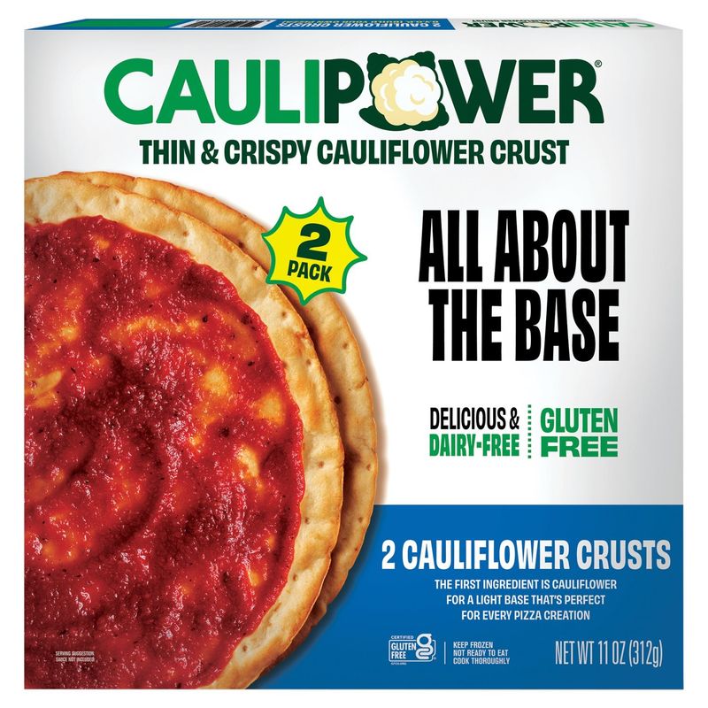 Caulipower All About the Base Thin &amp; Crispy Cauliflower Crusts, 2 count, 11 oz