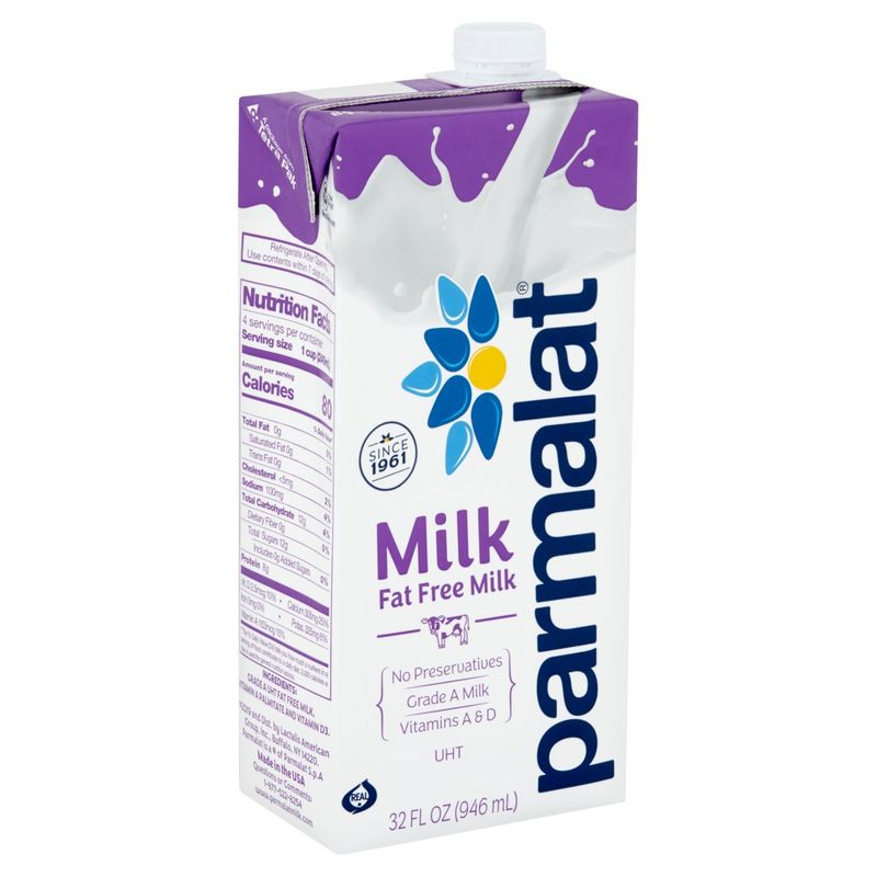 Parmalat Fat Free Milk, 32 fl oz