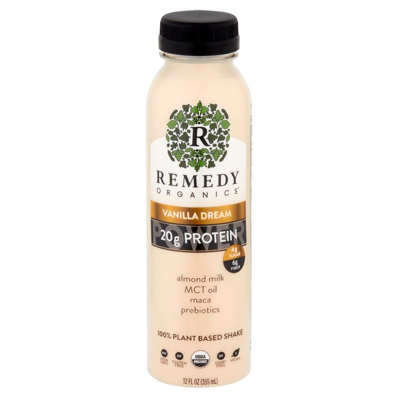 Remedy Organics Vanilla Dream 100% Plant Based Shake, 12 fl oz
