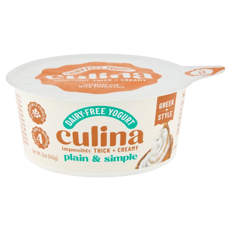 Culina Plain &amp; Simple Dairy-Free Yogurt, 5 oz