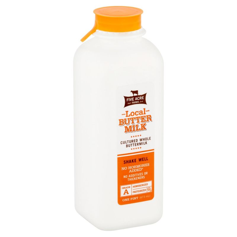 Five Acre Farms Local Buttermilk, one pint