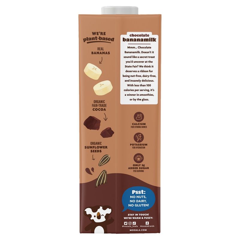Mooala Organic Chocolate Bananamilk, 32 fl oz