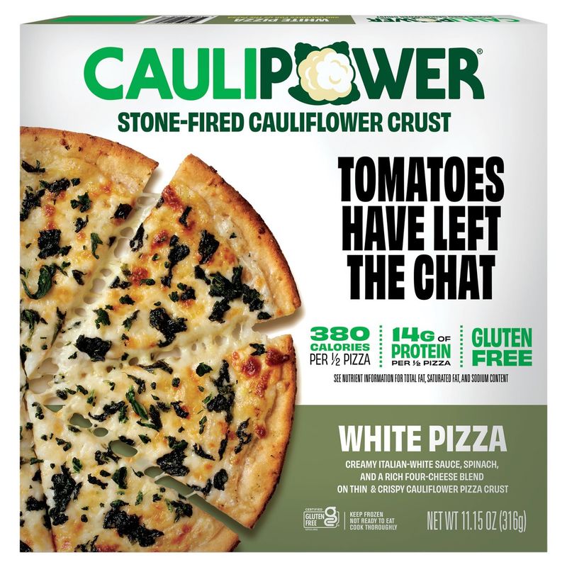 Caulipower Tomatoes Have Left the Chat Stone-Fired Cauliflower Crust White Pizza, 11.15 oz