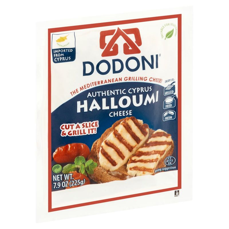 Dodoni Authentic Cyprus Halloumi Cheese, 7.9 oz