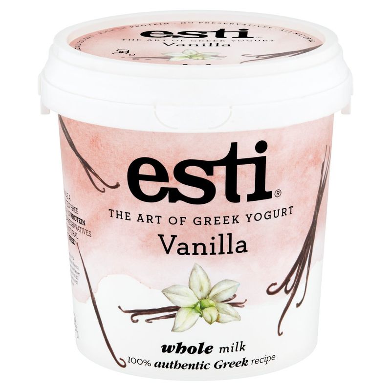 Esti Vanilla Whole Milk Greek Yogurt, 32 oz