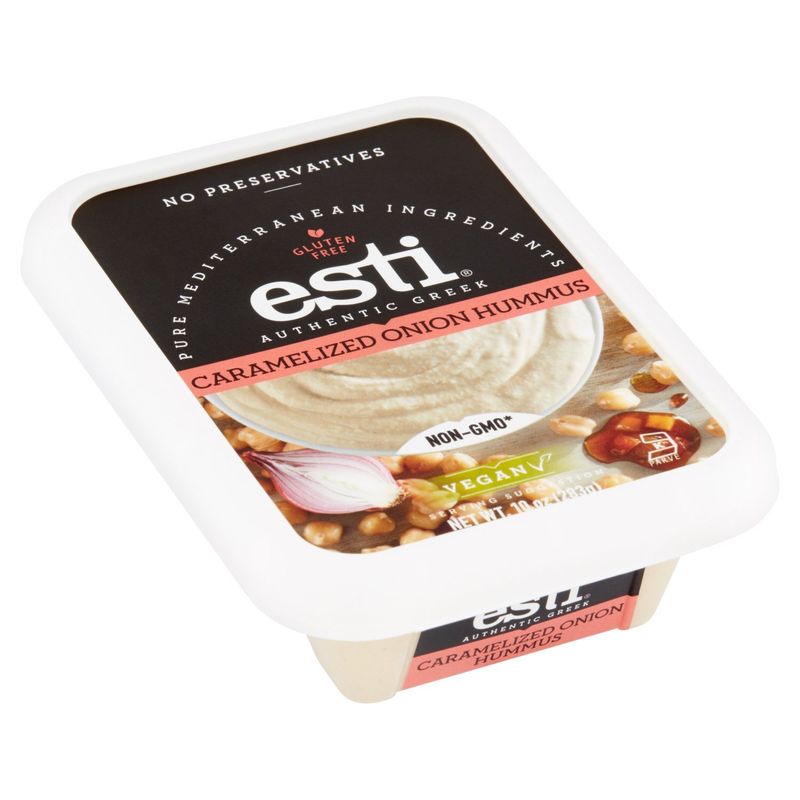 Esti Authentic Greek Caramelized Onion Hummus, 10 oz