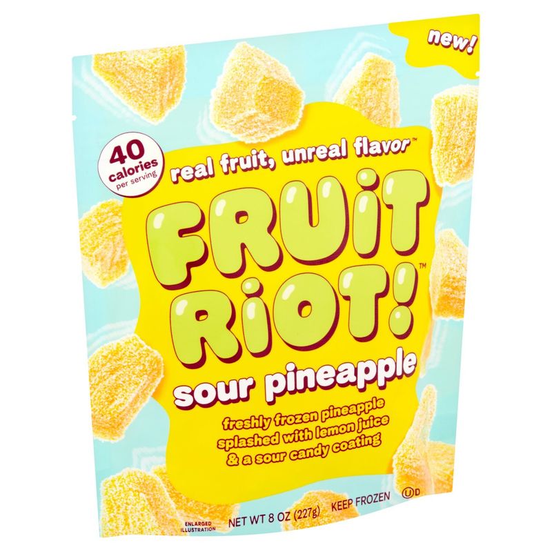Fruit Riot! Sour Pineapple Candy, 8 oz
