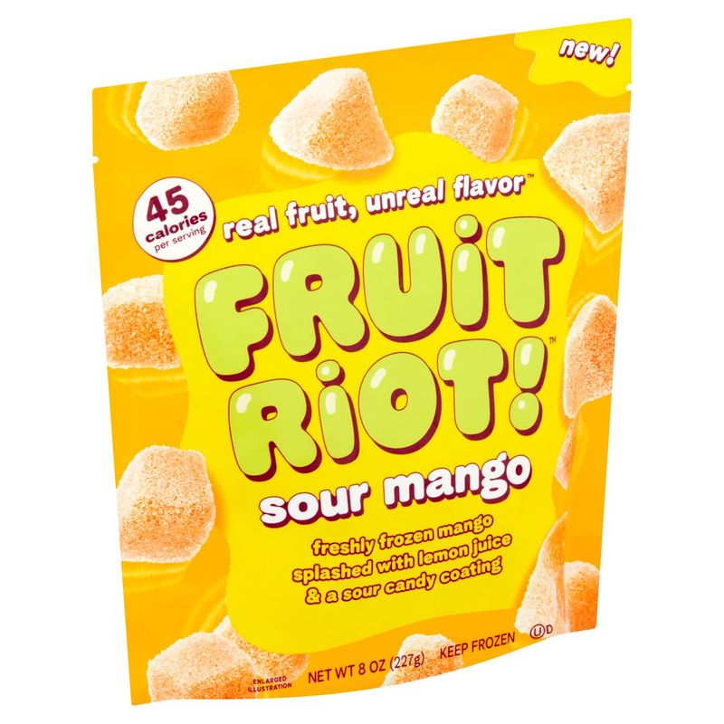 Fruit Riot! Sour Mango Candy, 8 oz