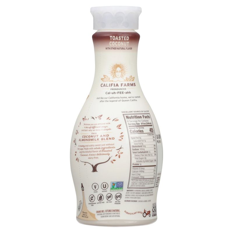 CALIFIA FARMS Toasted Coconut &amp; Almondmilk Blend, 48 fl oz