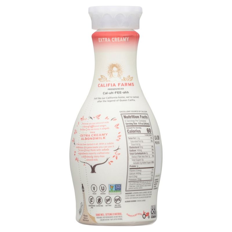 CALIFIA FARMS Extra Creamy Almondmilk, 48 fl oz