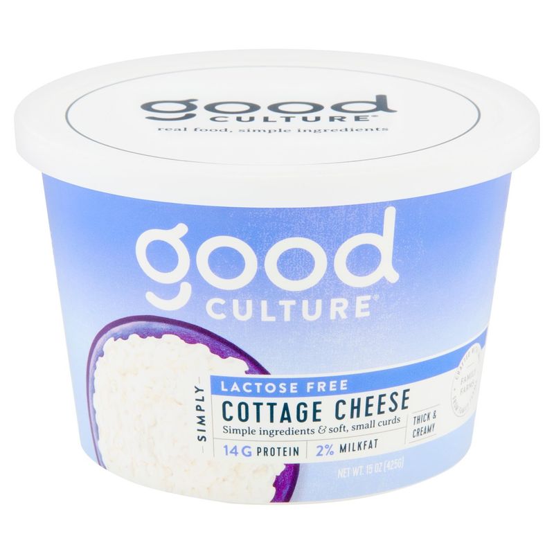 Good Culture Simply Lactose Free Cottage Cheese, 15 oz