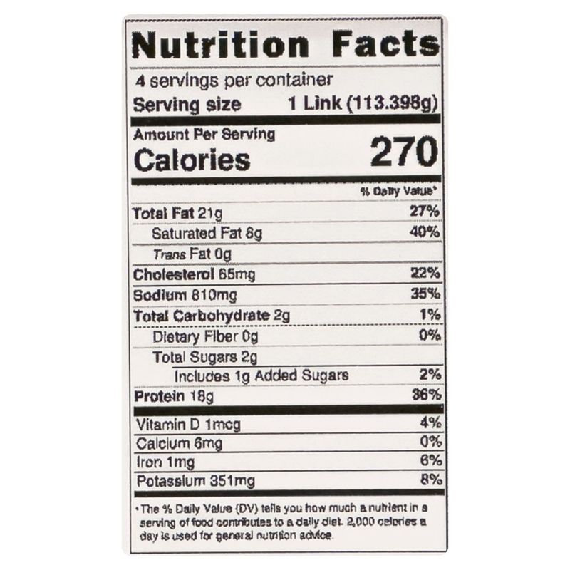 Pat LaFrieda Hot Italian Pork Sausage, 16 oz