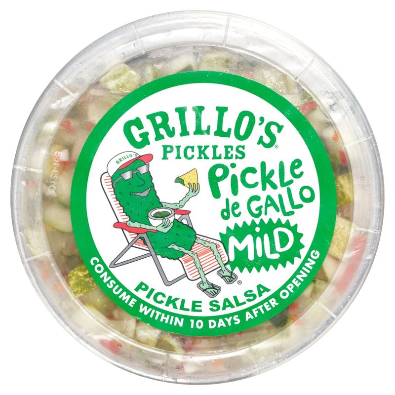 Grillo's Pickles Pickle de Gallo Mild Pickle Salsa, 14 fl oz