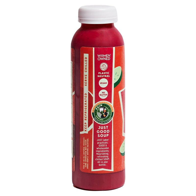Soupergirl Beet Gazpacho Chilled Soup, 12 fl oz