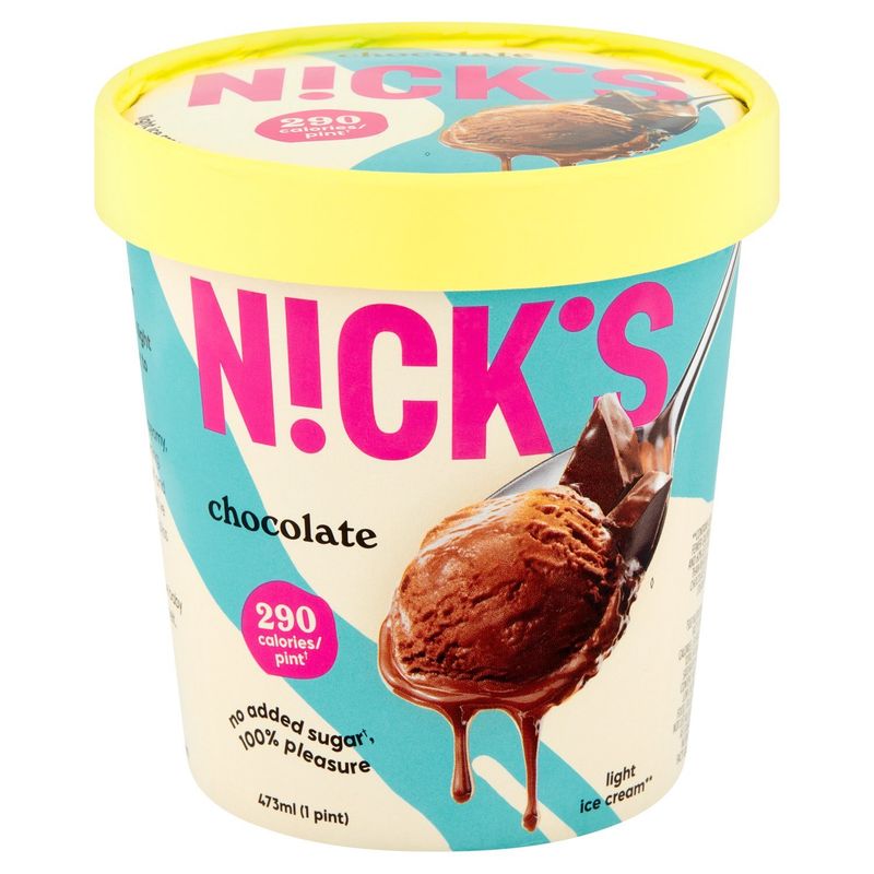 Nick's Chocolate Light Ice Cream, 1 pint