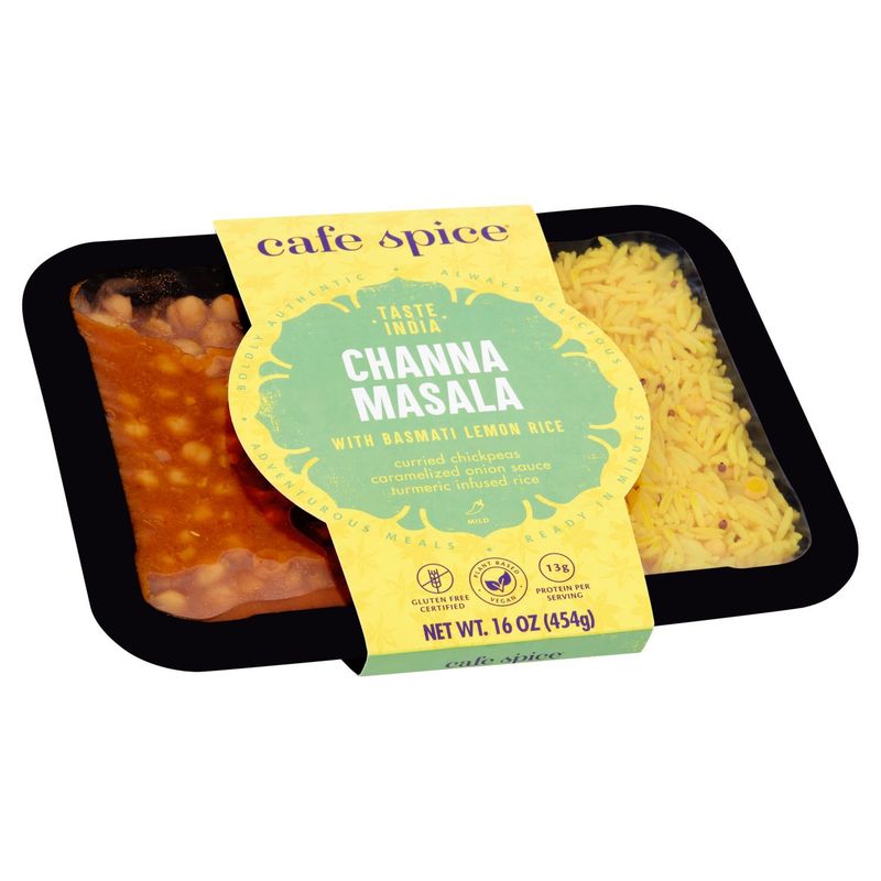 Cafe Spice Channa Masala with Basmati Lemon Rice, 16 oz