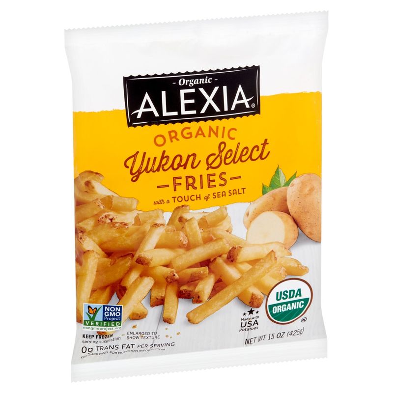 Alexia Organic Yukon Select Fries with a Touch of Sea Salt, 15 oz