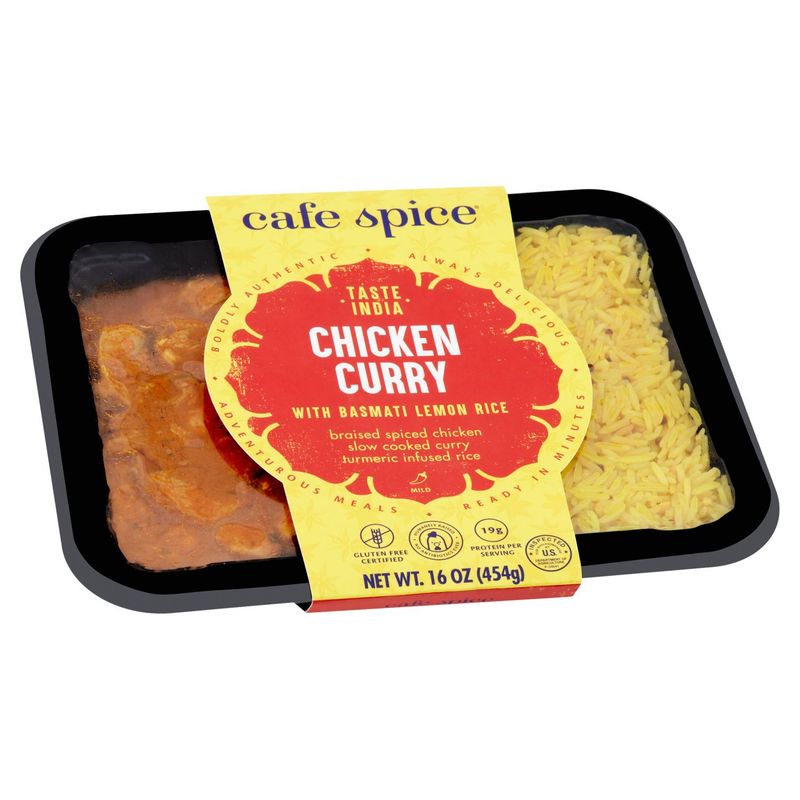 Cafe Spice Chicken Curry with Basmati Lemon Rice, 16 oz