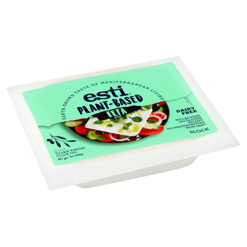 Esti Plant-Based Feta Style Block Cheese, 7 oz