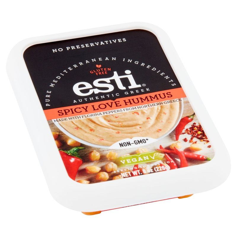 Esti Authentic Greek Spicy Love Hummus, 8 oz