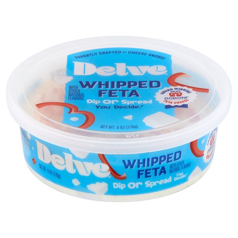 Delve Whipped Feta Dip or Spread, 6 oz
